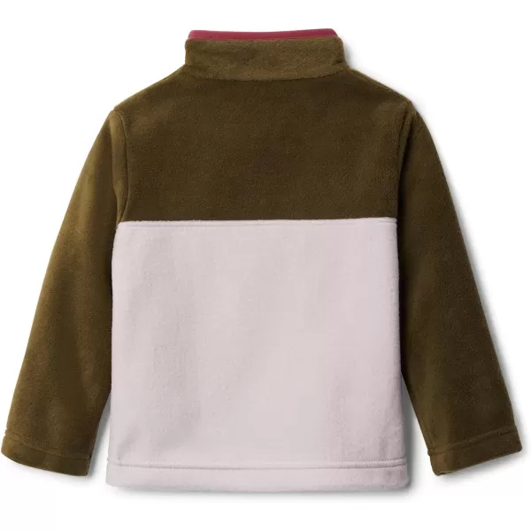 imageColumbia Baby Steens MTN 14 Snap Fleece PullOverMineral PinkNew Olive
