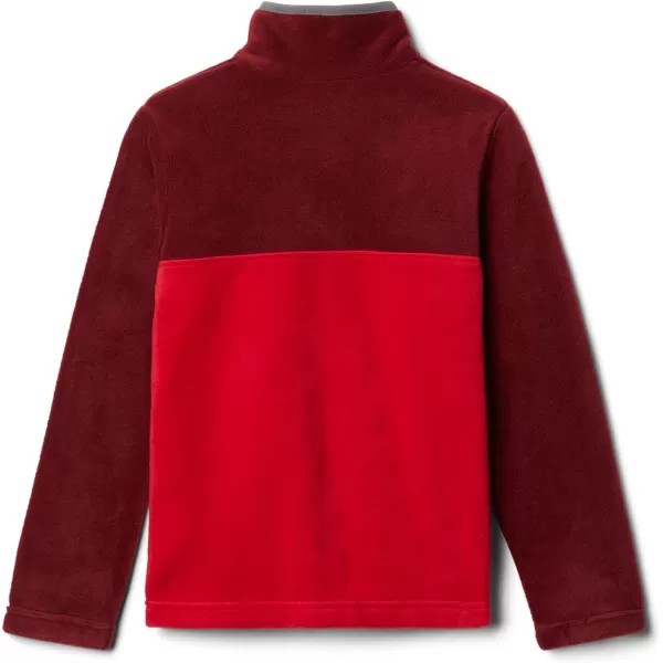 imageColumbia Baby Steens MTN 14 Snap Fleece PullOverMountain RedRed Jasper