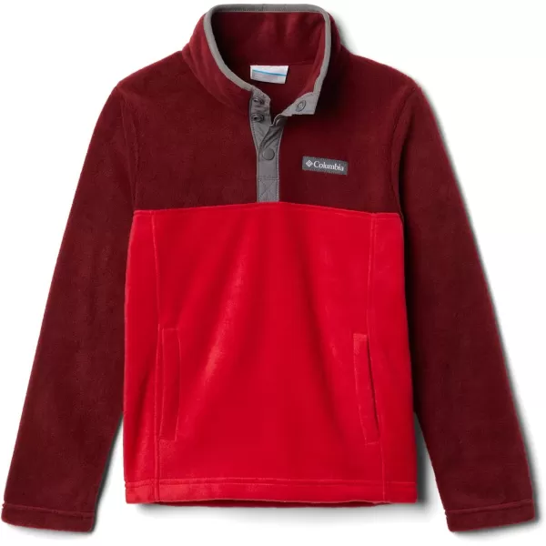 imageColumbia Baby Steens MTN 14 Snap Fleece PullOverMountain RedRed Jasper