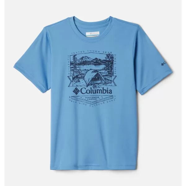 imageColumbia Boys Fork Stream Short Sleeve Graphic ShirtSkylerLakeside Badge
