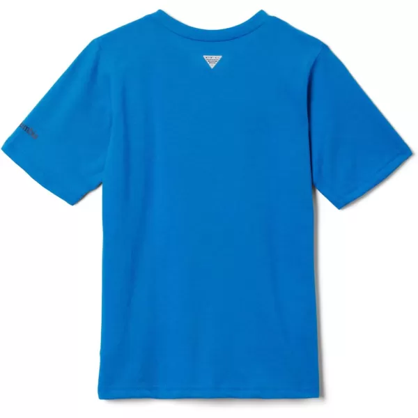 imageColumbia Boys La Poudre Pass Short Sleeve TeeBright Indigo  Patriotic Pines