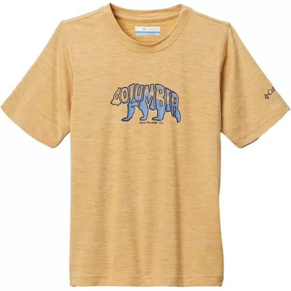 imageColumbia Boys Mount Echo Short Sleeve Graphic ShirtLight CamelBearly Stroll