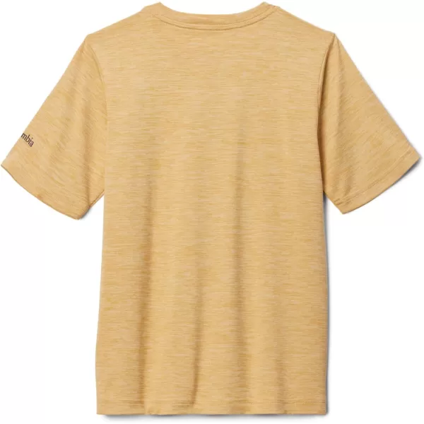 imageColumbia Boys Mount Echo Short Sleeve Graphic ShirtLight CamelBearly Stroll