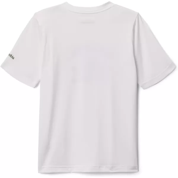 imageColumbia Boys Mount Echo Short Sleeve Graphic ShirtWhitePeaked Badge