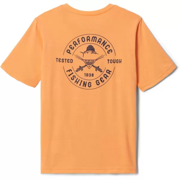 imageColumbia Boys PFG Short Sleeve Graphic TeeBright Nectar  Pfg Tested Tough Salt
