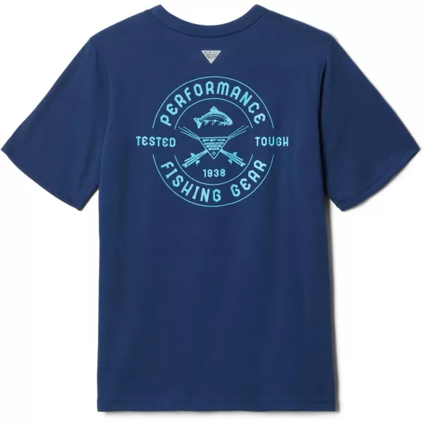 imageColumbia Boys PFG Short Sleeve Graphic TeeCarbon  Pfg Tested Tough Fresh