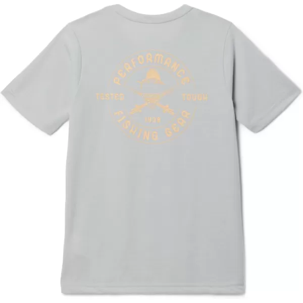 imageColumbia Boys PFG Short Sleeve Graphic TeeCool Grey  Pfg Tested Tough Salt