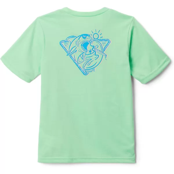 imageColumbia Boys PFG Short Sleeve Graphic TeeOcean MintChompy Chomp Graphic