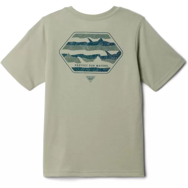 imageColumbia Boys PFG Short Sleeve Graphic TeeSmokey SagePow Hex