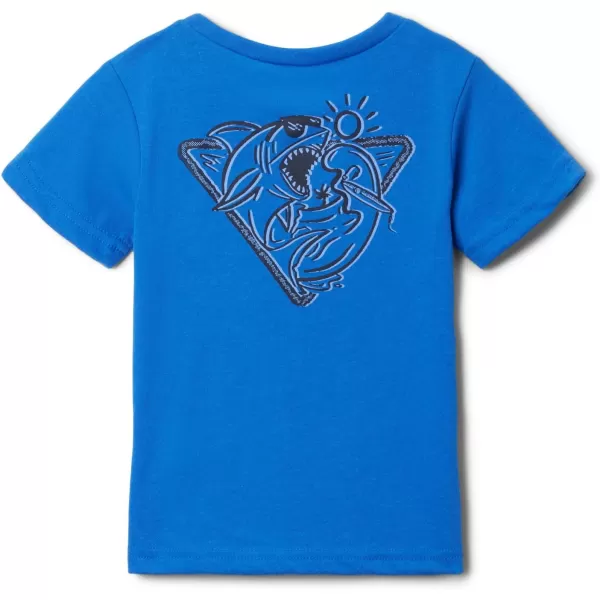 imageColumbia Boys PFG Short Sleeve Graphic TeeVivid BlueChompy Chomp Graphic