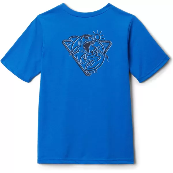imageColumbia Boys PFG Short Sleeve Graphic TeeVivid BlueChompy Chomp Graphic
