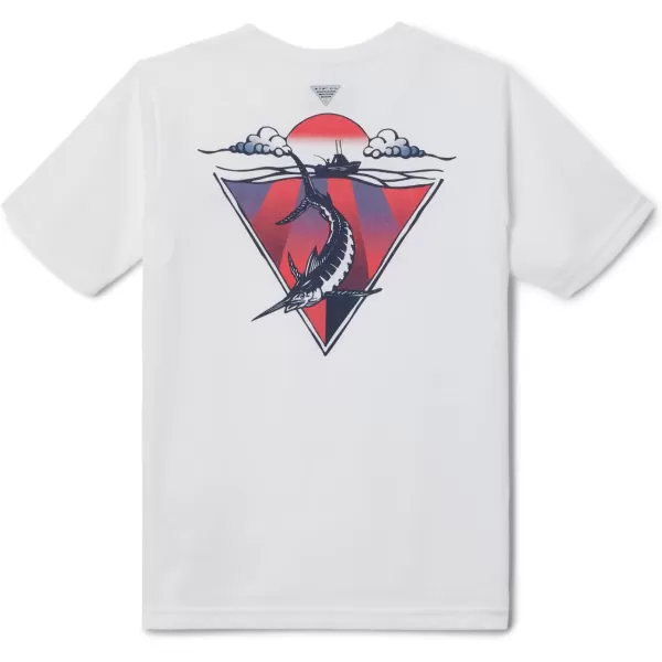 imageColumbia Boys PFG Short Sleeve Graphic TeeWhite  Pfg Drag Time Marlin