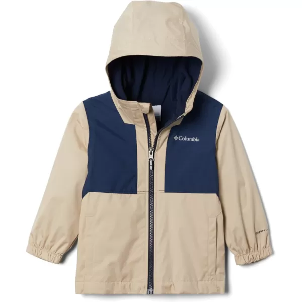 imageColumbia Boys Rainy Trails Fleece Lined JacketAncient FossilCollegiate Navy Slub