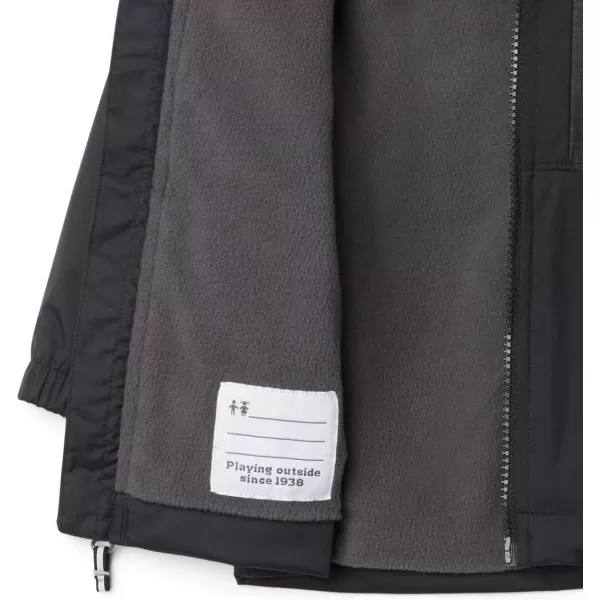 imageColumbia Boys Rainy Trails Fleece Lined JacketBlackBlack Slub