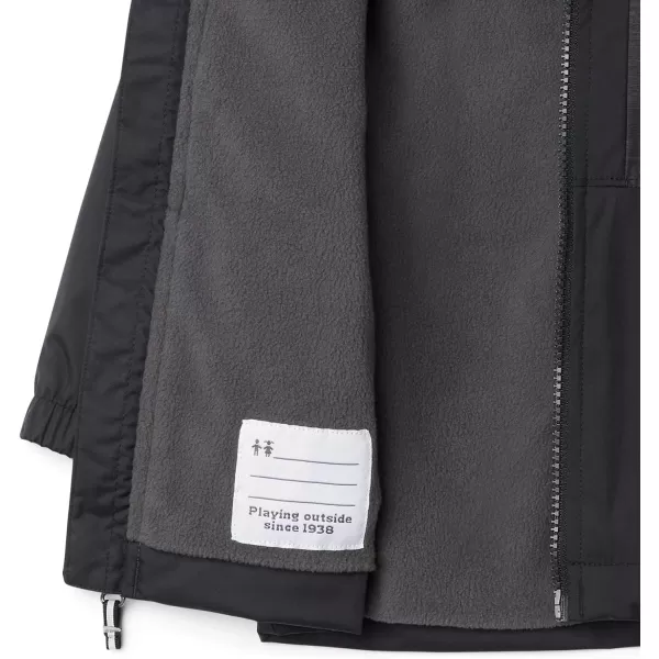 imageColumbia Boys Rainy Trails Fleece Lined JacketBlackBlack Slub