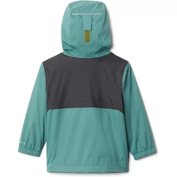 imageColumbia Boys Rainy Trails Fleece Lined JacketThyme GreenBlack Slub