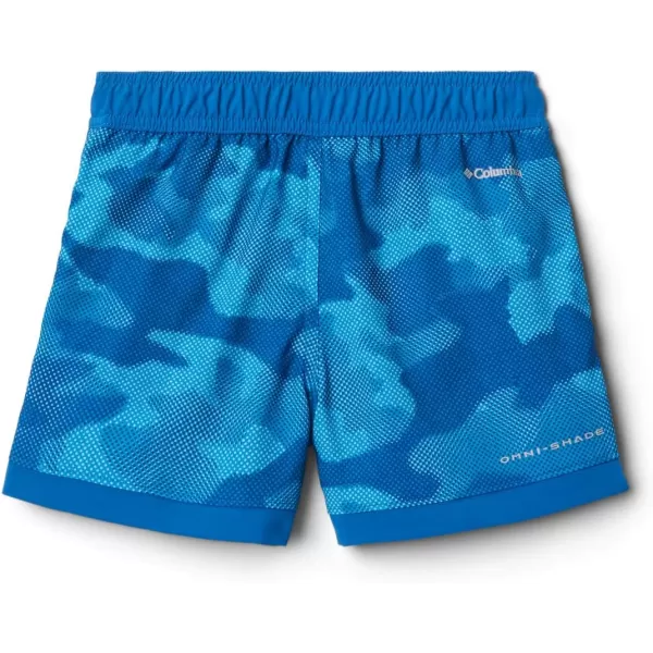 imageColumbia Boys Sandy Shores Boardshort MoistureWicking UV Sun ProtectionBright Indigo Spotted Camo
