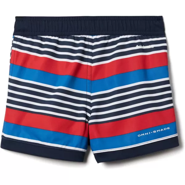 imageColumbia Boys Sandy Shores Boardshort MoistureWicking UV Sun ProtectionCollegiate Navy Milo Stripe