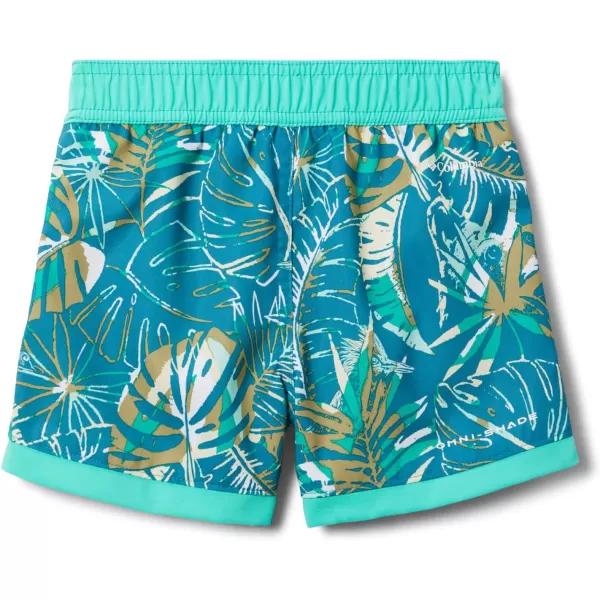 imageColumbia Boys Sandy Shores Boardshort MoistureWicking UV Sun ProtectionDeep Marine King Palms