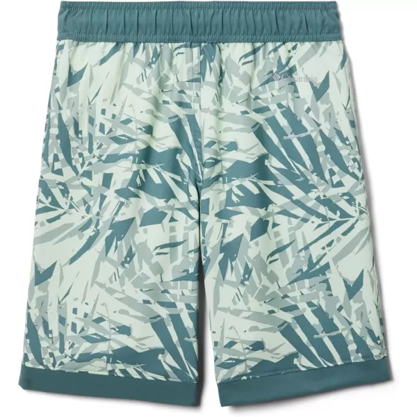imageColumbia Boys Sandy Shores Boardshort MoistureWicking UV Sun ProtectionMetal Dye Palms TonalMetal