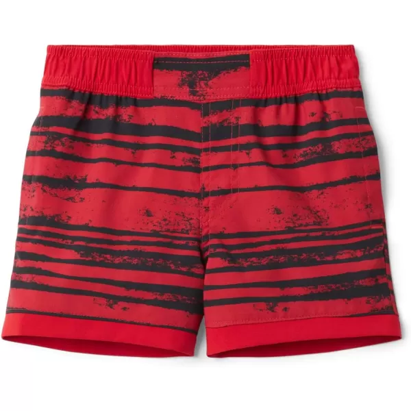 imageColumbia Boys Sandy Shores Boardshort MoistureWicking UV Sun ProtectionMountain Red Texture Stripe