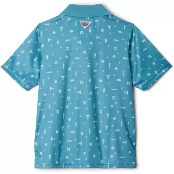 imageColumbia Boys Super Slack Tide PoloCanyon Blue One Fishtiki Toss