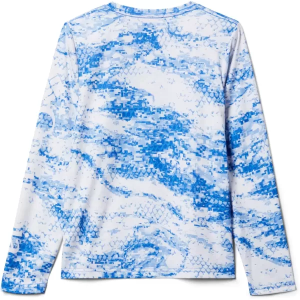 imageColumbia Boys Super Terminal Tackle Long SleeveBlue Macaw Pfg Camo Print