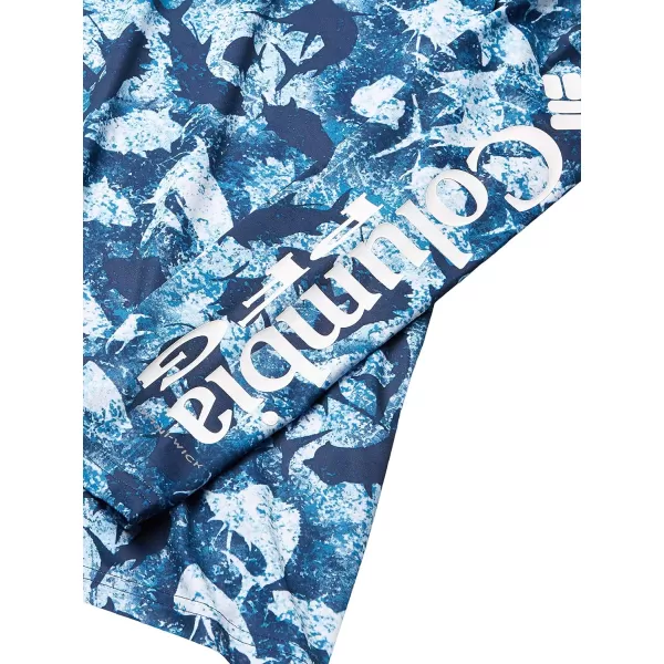 imageColumbia Boys Super Terminal Tackle Long SleeveCollegiate Navy Inside Out Camo