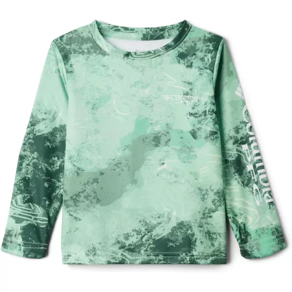 imageColumbia Boys Super Terminal Tackle Long SleeveOcean Mint Deepwaters Camo