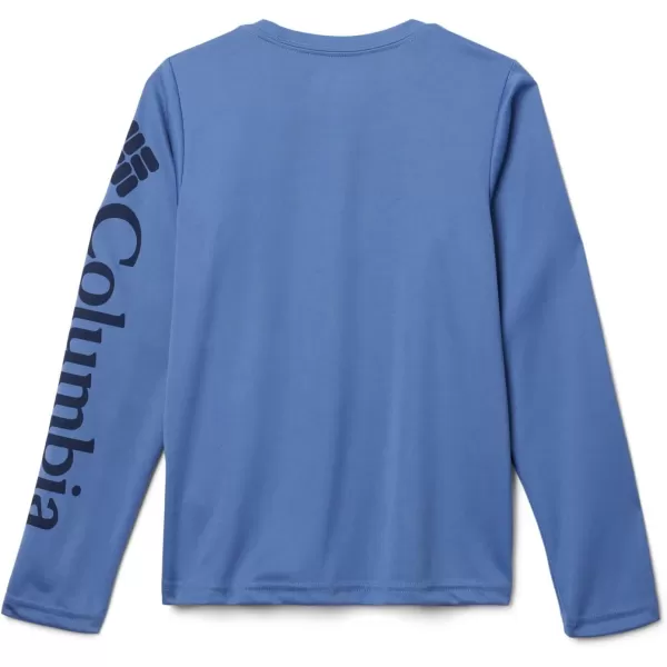 imageColumbia Boys Terminal Tackle Long Sleeve TeeBluebellCollegiate Navy Logo