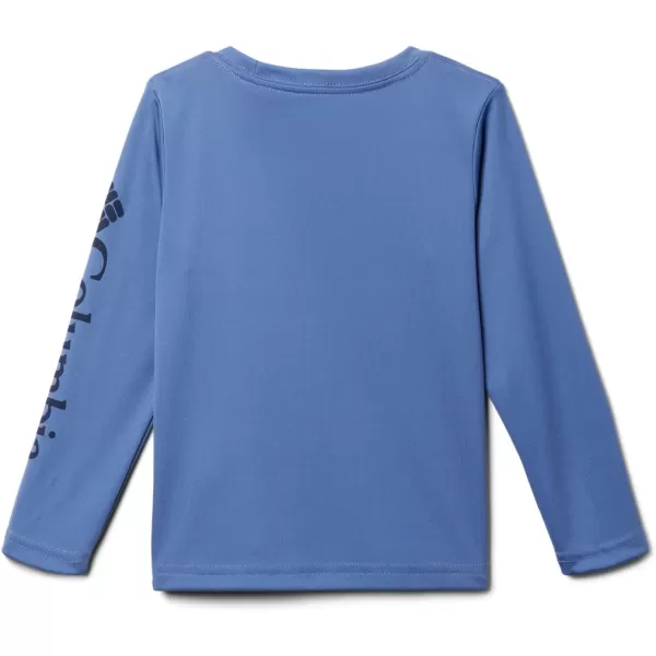 imageColumbia Boys Terminal Tackle Long Sleeve TeeBluebellCollegiate Navy Logo
