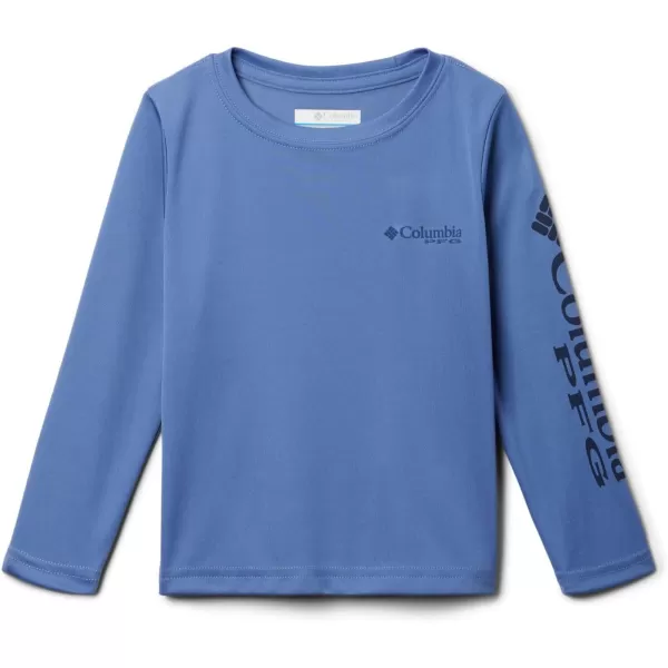 imageColumbia Boys Terminal Tackle Long Sleeve TeeBluebellCollegiate Navy Logo