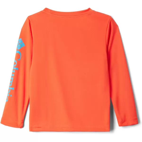 imageColumbia Boys Terminal Tackle Long Sleeve TeeBright PoppyOcean Blue Logo