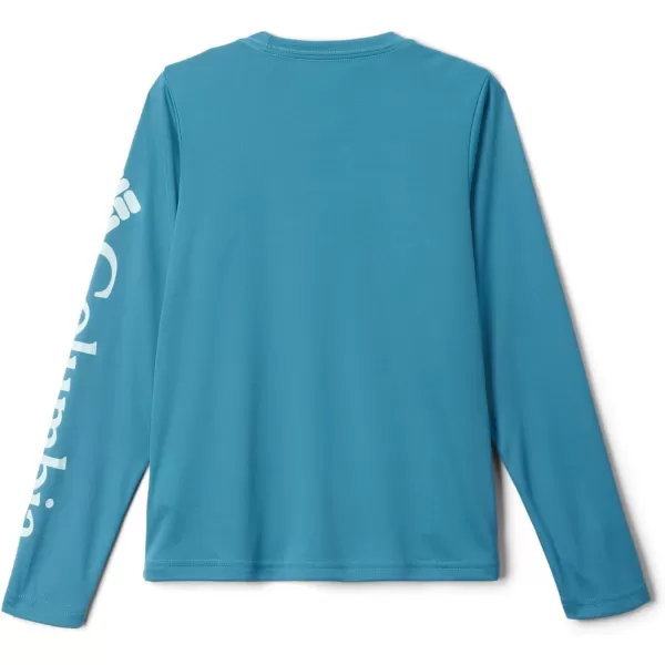 imageColumbia Boys Terminal Tackle Long Sleeve TeeCanyon BlueIcy Morn Logo
