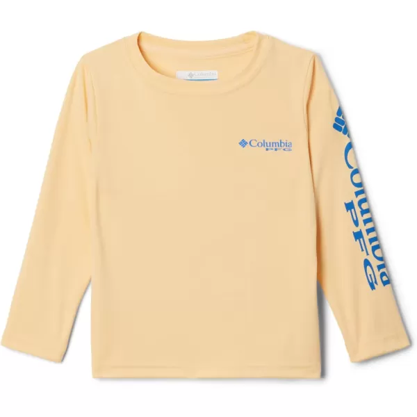 imageColumbia Boys Terminal Tackle Long Sleeve TeeCocoa ButterVivid Blue Logo
