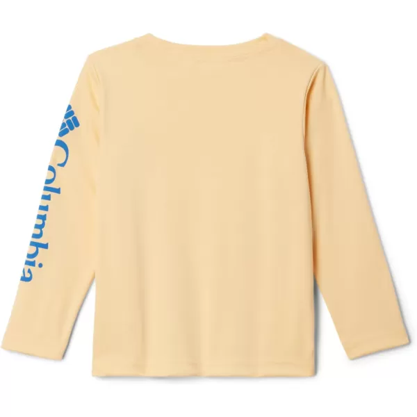 imageColumbia Boys Terminal Tackle Long Sleeve TeeCocoa ButterVivid Blue Logo