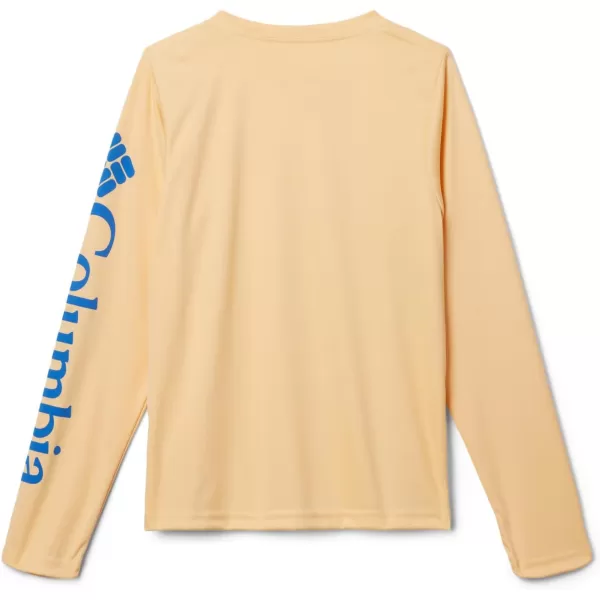imageColumbia Boys Terminal Tackle Long Sleeve TeeCocoa ButterVivid Blue Logo