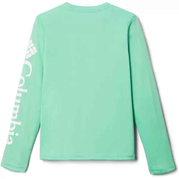 imageColumbia Boys Terminal Tackle Long Sleeve TeeLight JadeWhite Logo