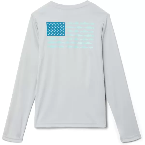 imageColumbia Boys Terminal Tackle PFG Fish Flag Long SleeveCool GreyGulf Stream