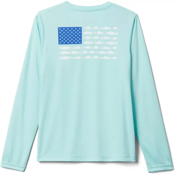 imageColumbia Boys Terminal Tackle PFG Fish Flag Long SleeveGulf StreamBlue Macaw