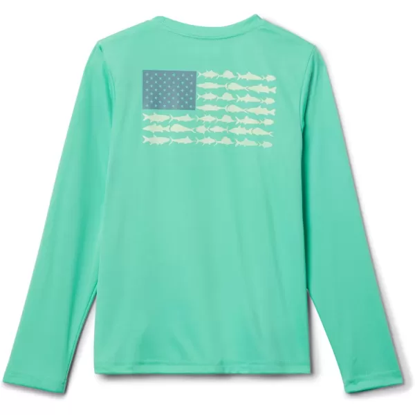 imageColumbia Boys Terminal Tackle PFG Fish Flag Long SleeveLight JadeKey West
