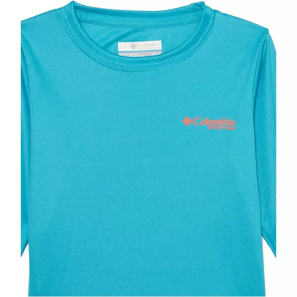 imageColumbia Boys Terminal Tackle PFG Fish Flag Long SleeveOcean TealCool Green
