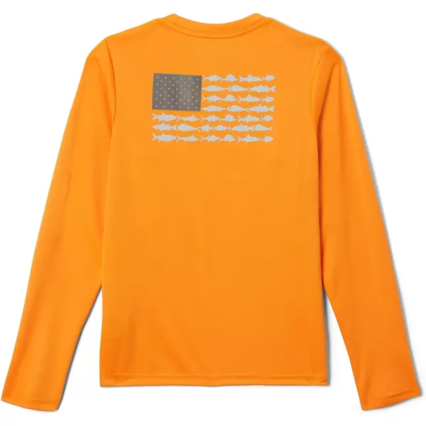imageColumbia Boys Terminal Tackle PFG Fish Flag Long SleeveOrange BlastCool Grey