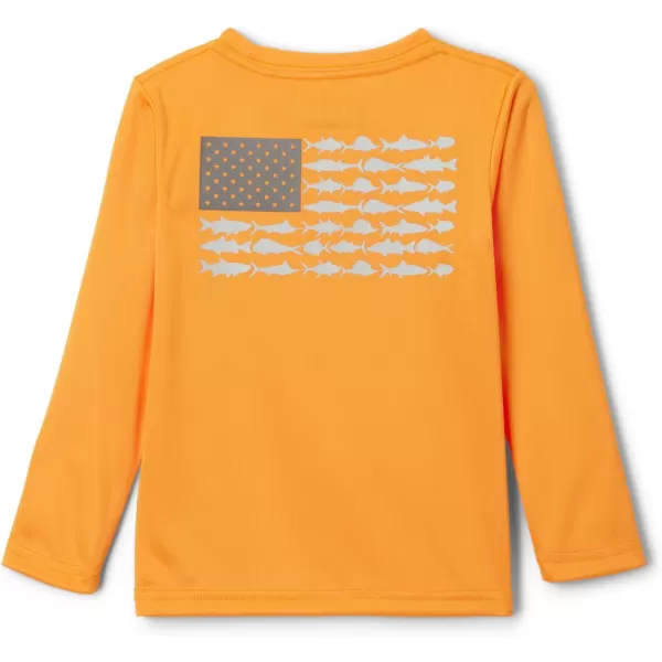 imageColumbia Boys Terminal Tackle PFG Fish Flag Long SleeveOrange BlastCool Grey