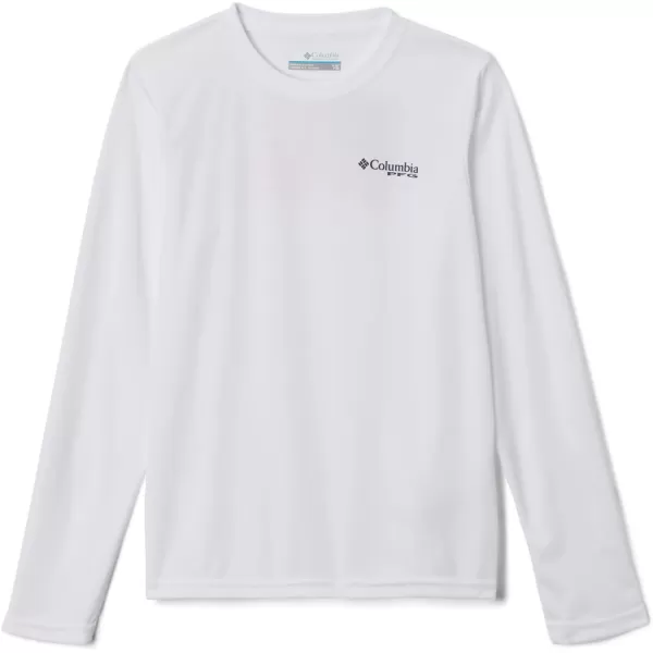 imageColumbia Boys Terminal Tackle PFG Fish Flag Long SleeveWhiteCollegiate Navy