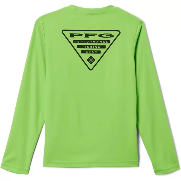 imageColumbia Boys Terminal Tackle PFG Triangle Logo Long SleeveGreen MambaBlack
