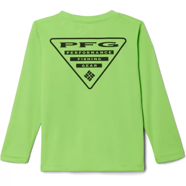 imageColumbia Boys Terminal Tackle PFG Triangle Logo Long SleeveGreen MambaBlack
