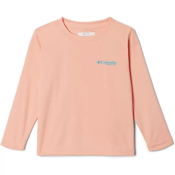 imageColumbia Boys Terminal Tackle PFG Triangle Logo Long SleeveLight CoralOcean Teal