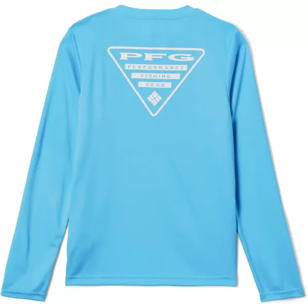imageColumbia Boys Terminal Tackle PFG Triangle Logo Long SleeveRiptideWhite
