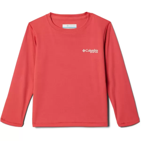 imageColumbia Boys Terminal Tackle PFG Triangle Logo Long SleeveSunset RedWhite